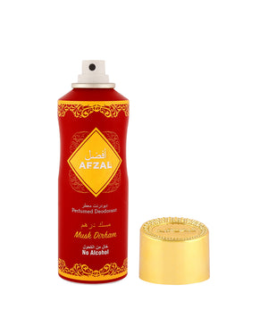 Afzal Non Alcoholic Musk Dirham Deodorant 200 Ml