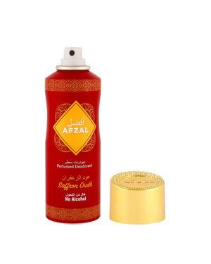 Afzal Non Alcoholic Saffron Oudh Deodorant 200 Ml